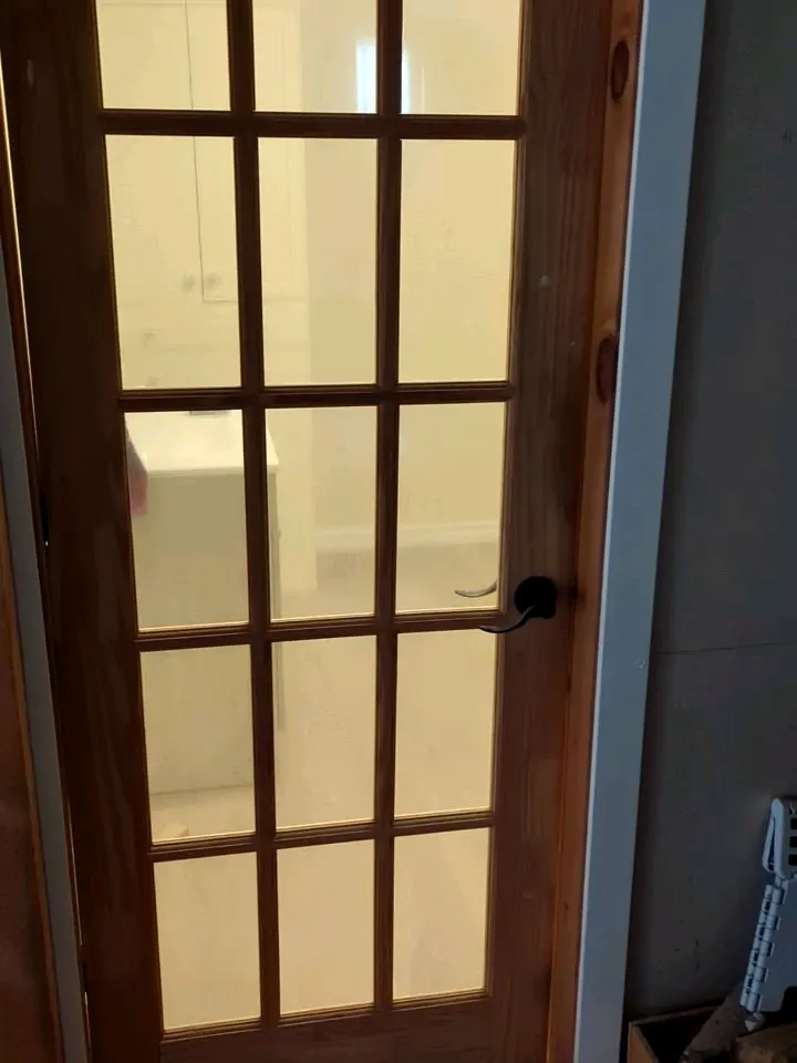 French door with divided glass